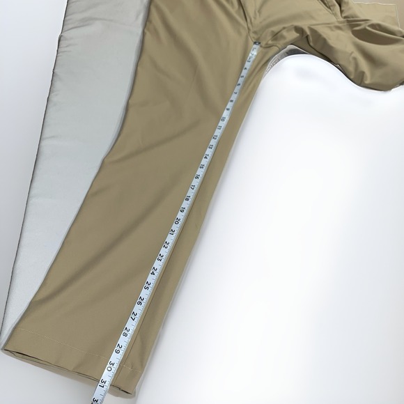 Bonobos Golf Pants Mens 33x31 Slim Khaki Beige Chino Performance Fit Lightweight - Picture 7 of 10